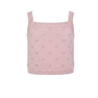 J.o Milano Top In Maglia Traforata Per Neonata 676I6