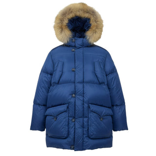 Il Gufo Giubbino trapuntato con cappuccio da bambino A21GP283N0031