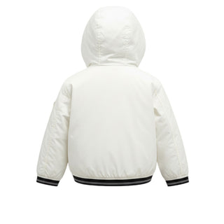 Blauer Giubbino Antivento In Nylon Con Cappuccio 25SBBKC01452