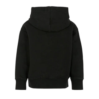 Palm Angels Felpa nera con cappuccio e stampa Bear PBBB012F25FLE003103B