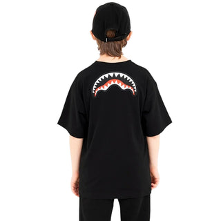 SPRAYGROUND T-shirt Nera Con Stampa SPY1565BLK Per Bambini