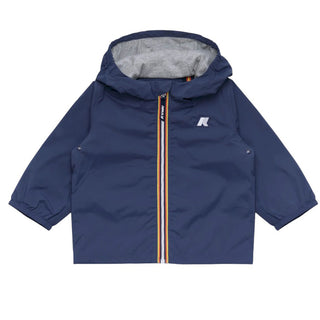 k-Way Giubbino E. Jack Stretch Nylon Jersey Blu Per Neonato K4136IW-B67