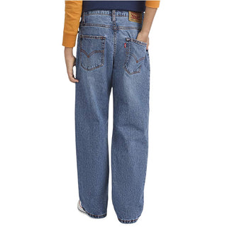 Levis Jeans Baggy 578 In Denim Blu 8EN692-DAR Per Bambino