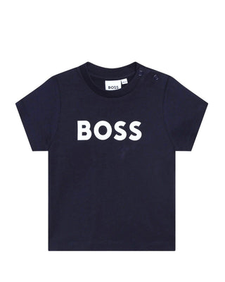 Hugo Boss T-shirt con logo sul davanti J05P12