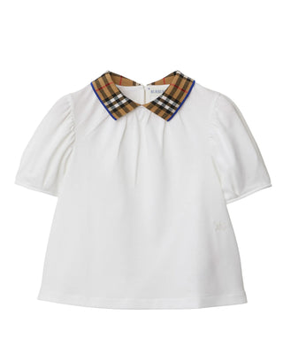 Burberry Polo In Piquet Da Bambina 8073164
