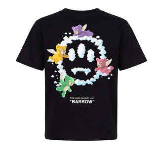 Barrow T-shirt Nera In Jersey Con Stampa F6BWUATH051-110