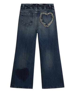 Golden Goose Jeans a palazzo da bambina GKP01605