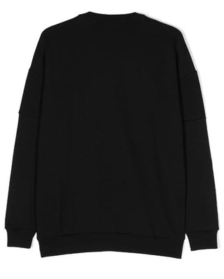 Balmain Sweatshirt mit Rundhalsausschnitt BT4Q40