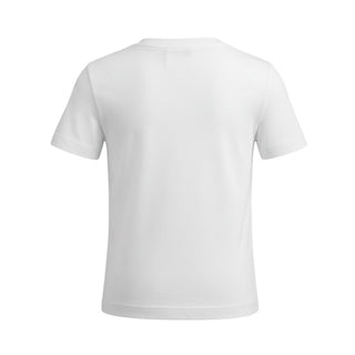 Iceberg T-shirt Bianca In Jersey Per Bambino TSICE6114BJ-V2