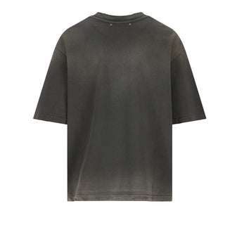 Golden Goose T-shirt Girocollo Grigia Con Logo GUP01873.P002419.60666