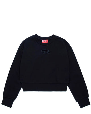 Diesel Felpa cropped con logo Oval D J01826-KYAX3