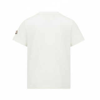 Moncler T-shirt A Maniche Corte Con Stampa Da Bambino K19548C00025-034
