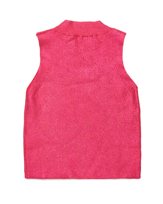 Diesel Top In Maglia J02199-KYAXG A Coste Effetto Mylar