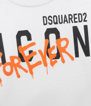 Dsquared2 T-Shirt mit Rundhalsausschnitt und Logo vorne DQ0920-D00MM