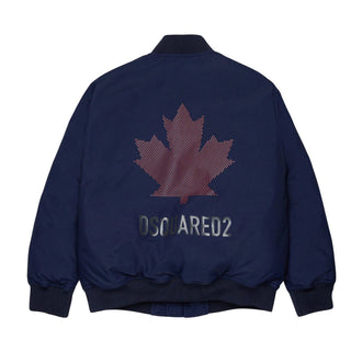 Dsquared2 Giubbino Bomber Imbottito Blu DQ3436-D0AIC-DQ864 Per Bambino